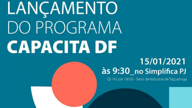 A Secretaria de Empreendedorismo, em parceria com a Associação das Startups do Brasil (@astepsbrazil ), lançará o Projeto Capacita DF