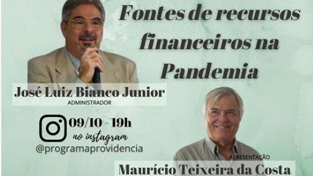 Fontes de recursos financeiros na Pandemia